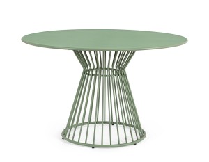 Metalowy stół ogrodowy Austin zielony 120