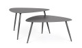 Zestaw ogrodowych stolików kawowych Yvonne antracyt