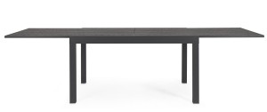 Rozkładany stół ogrodowy Cliv 135-270x90 antracyt