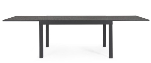 Rozkładany stół ogrodowy Cliv 135-270x90 antracyt