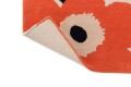 Dywan Beżowo Pomarańczowy Nowoczesny w Kwiaty - UNIKKO ORANGE RED