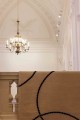 Beżowy Dywan z Czarnym Geometrycznym Wzorem - LUNA BEIGE BLACK