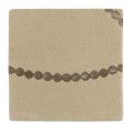 Beżowy Dywan z Brązowym Geometrycznym Wzorem - LUNA BEIGE LIGHT BROWN