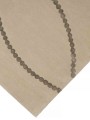 Beżowy Dywan z Brązowym Geometrycznym Wzorem - LUNA BEIGE LIGHT BROWN