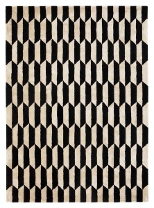 Kremowo Czarny Dywan Geometryczny - NOBLE CREAM BLACK