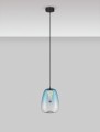 Lampa wisząca JAREVIA ombre niebieska