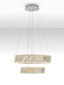 Kryształowa lampa wisząca CANLIRA Double