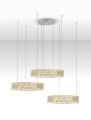 Kryształowa lampa wisząca CANLIRA Trio