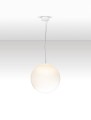 Lampa wisząca LIVANDO 40 białe szkło