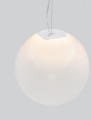 Lampa wisząca LIVANDO 40 białe szkło