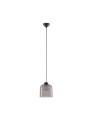 Lampa wisząca TAVENCO dymione szkło