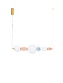 Lampa wisząca LAVERZO ceramika / szkło 