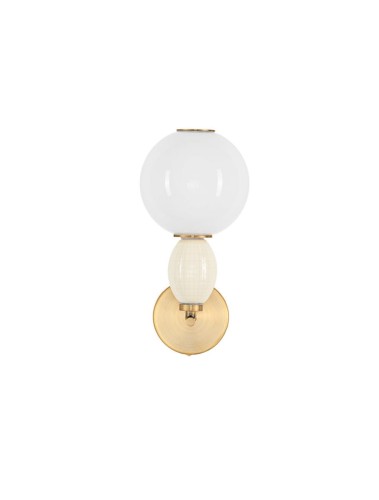 Kinkiet LAVERZO beżowy ceramika / szkło