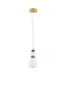 Lampa wisząca FELANZO Duo porcelana / szkło