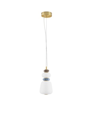 Lampa wisząca FELANZO Duo porcelana / szkło