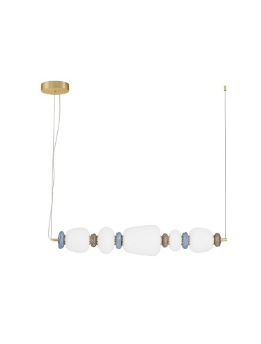 Lampa wisząca FELANZO porcelana / szkło