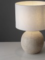 Lampa stołowa SALONTE ceramika / tkanina