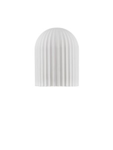 Kinkiet z gipsu GIRONTO biały