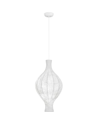 Lampa wisząca NERELDO 68 w stylu Japandi jedwab 