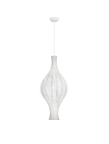 Lampa wisząca NERELDO 88 w stylu Japandi jedwab 