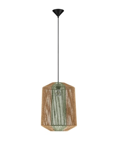 Lampa wisząca SONVERA naturalna / zielona