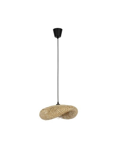 Bambusowa lampa wisząca NULVERO S naturalna