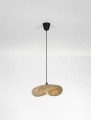 Bambusowa lampa wisząca NULVERO S naturalna