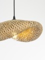 Bambusowa lampa wisząca NULVERO S naturalna