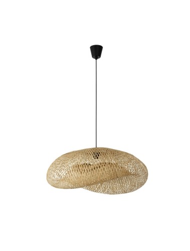 Bambusowa lampa wisząca NULVERO L naturalna