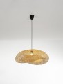 Bambusowa lampa wisząca NULVERO L naturalna
