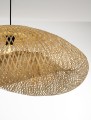 Bambusowa lampa wisząca NULVERO L naturalna