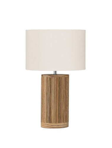 Lampa stołowa ONTAREZ wiklina / tkanina