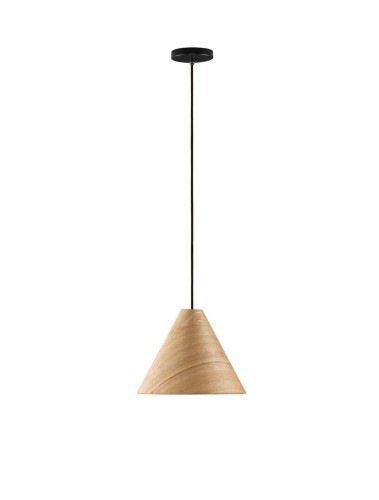 Lampa wisząca BRONTILA 30 naturalne drewno