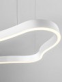 Asymetryczna lampa wisząca VELBANO 90 biała