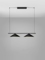 Lampa wisząca ZOLBINO Double czarna