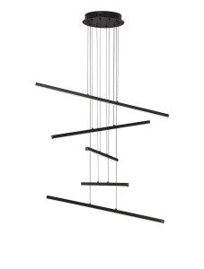 Nowoczesna lampa wisząca CENVIRO czarna