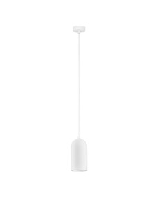 Lampa wisząca ZORENCA z gipsu biała
