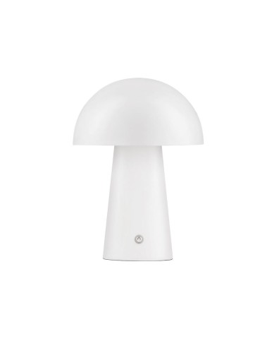 Lampa stołowa CASTORO grzybek biała
