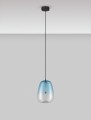 Lampa wisząca JAREVIA ombre niebieska