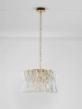 Kryształowa lampa wisząca MELUNTO 54 złota
