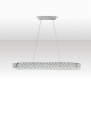 Kryształowa lampa wisząca CANLIRA Oval