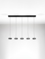 Lampa wisząca OVANIRA Line dymione szkło