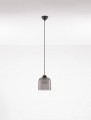 Lampa wisząca TAVENCO dymione szkło