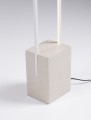 Lampa podłogowa DOMAIRA biała beton