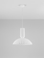 Lampa wisząca z gipsu GIRONTO biała