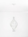 Lampa wisząca NERELDO 68 w stylu Japandi jedwab 