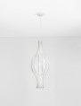 Lampa wisząca NERELDO 88 w stylu Japandi jedwab 