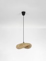 Bambusowa lampa wisząca NULVERO S naturalna