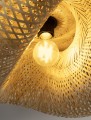 Bambusowa lampa wisząca NULVERO M naturalna