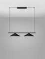 Lampa wisząca ZOLBINO Double czarna
